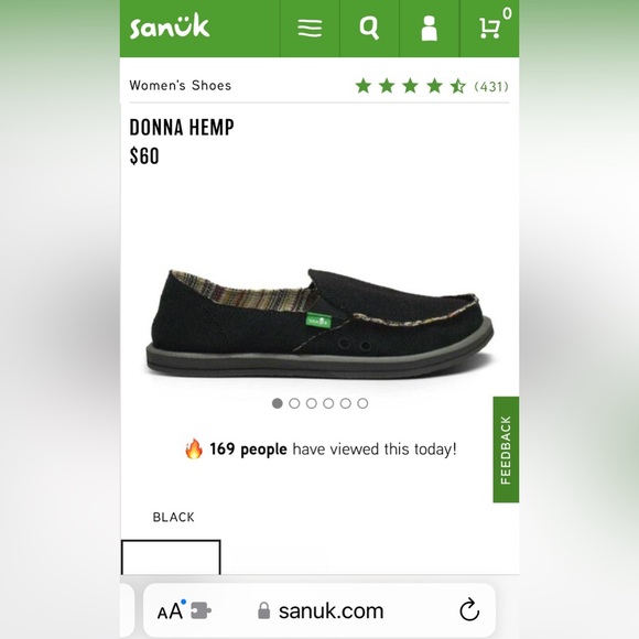 Sanuk Donna Hemp Shoes - Picture 11 of 12